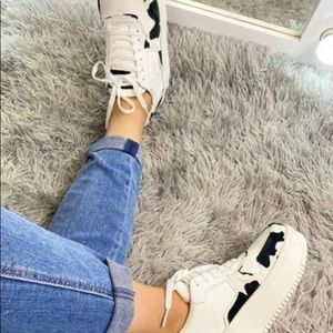 Super cute cow printed shoes